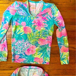 Lilly Pulitzer girls pajama set size 12